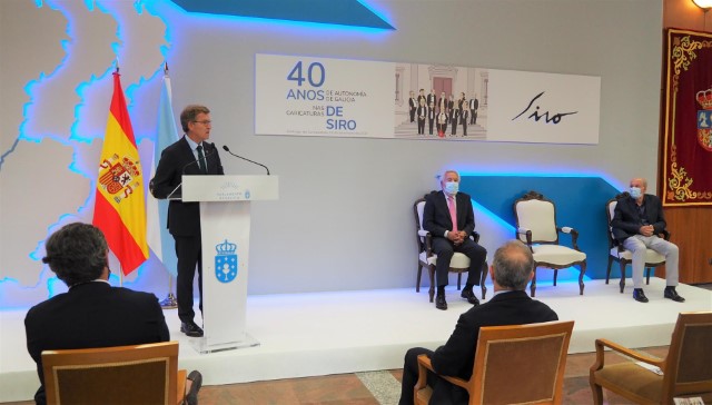 O Parlamento inaugura a exposición "40 anos de Autonomía de Galicia nas caricaturas de Siro"